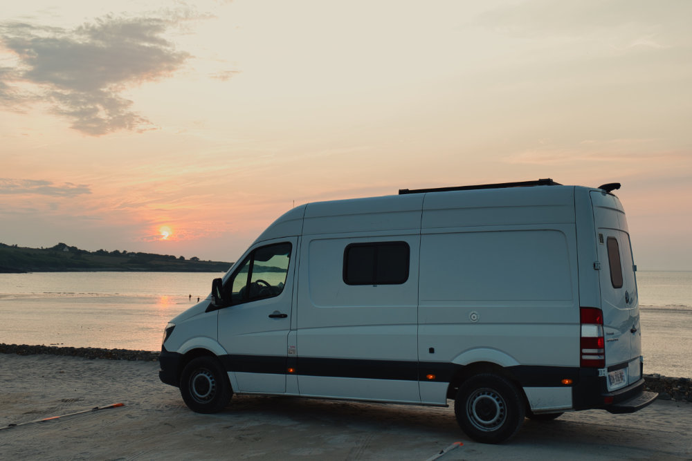 Le Sprinter sur la plage en Europe